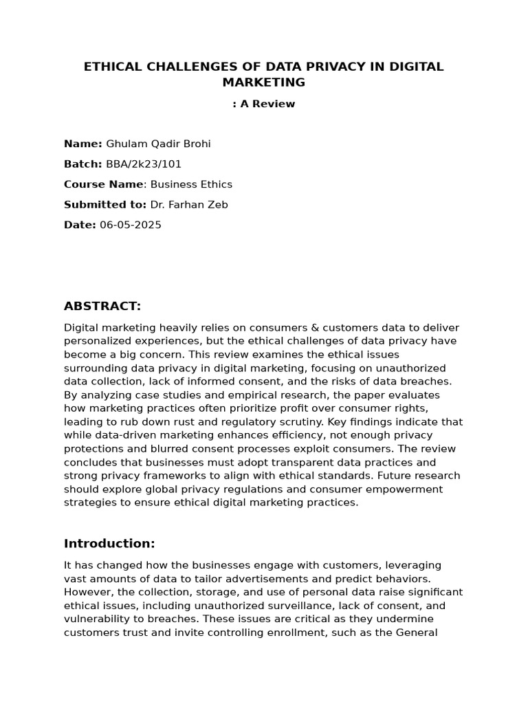midterm project of Business Ethics | PDF | Computer Security | Security