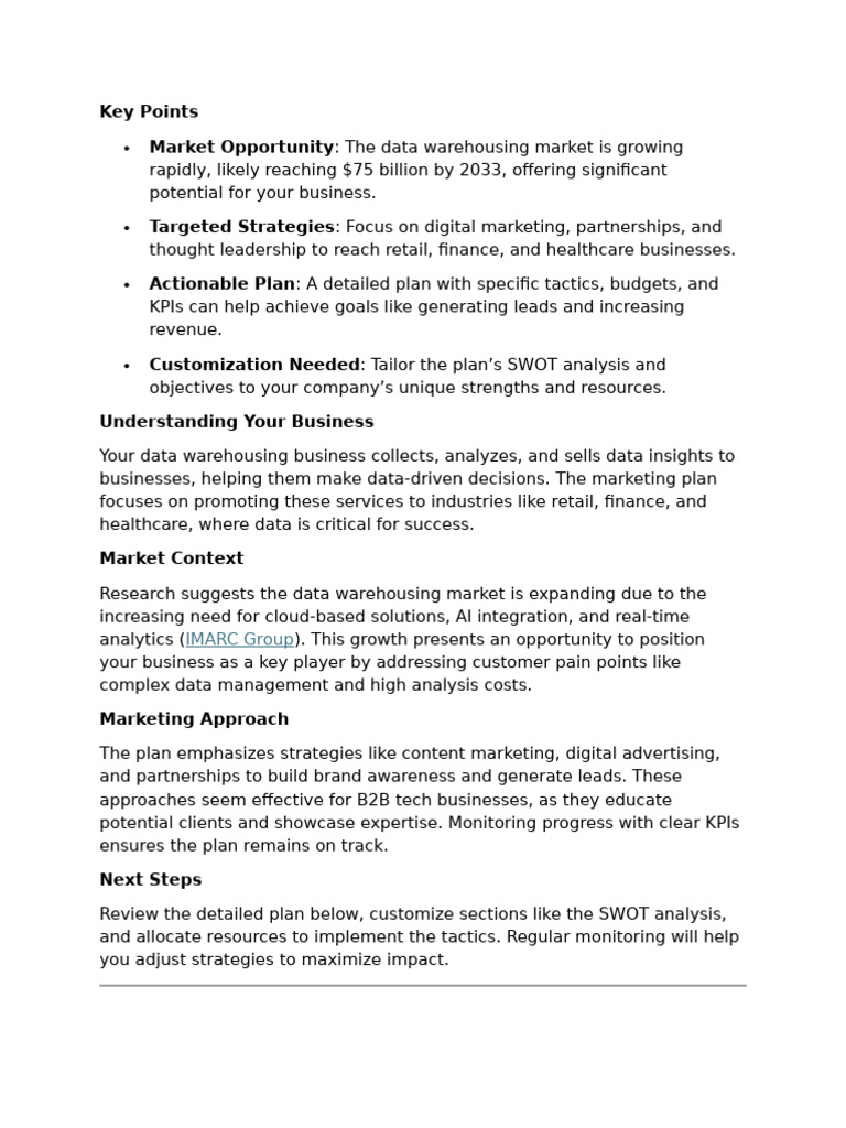 Key Points | PDF | Marketing | Digital Marketing