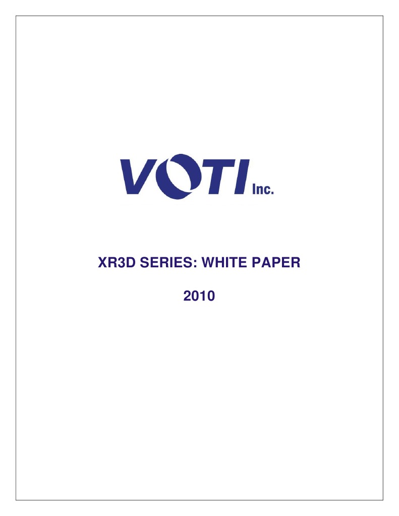 VOTI XR3D X-Ray Scanner Overview | PDF | Image Scanner | X Ray