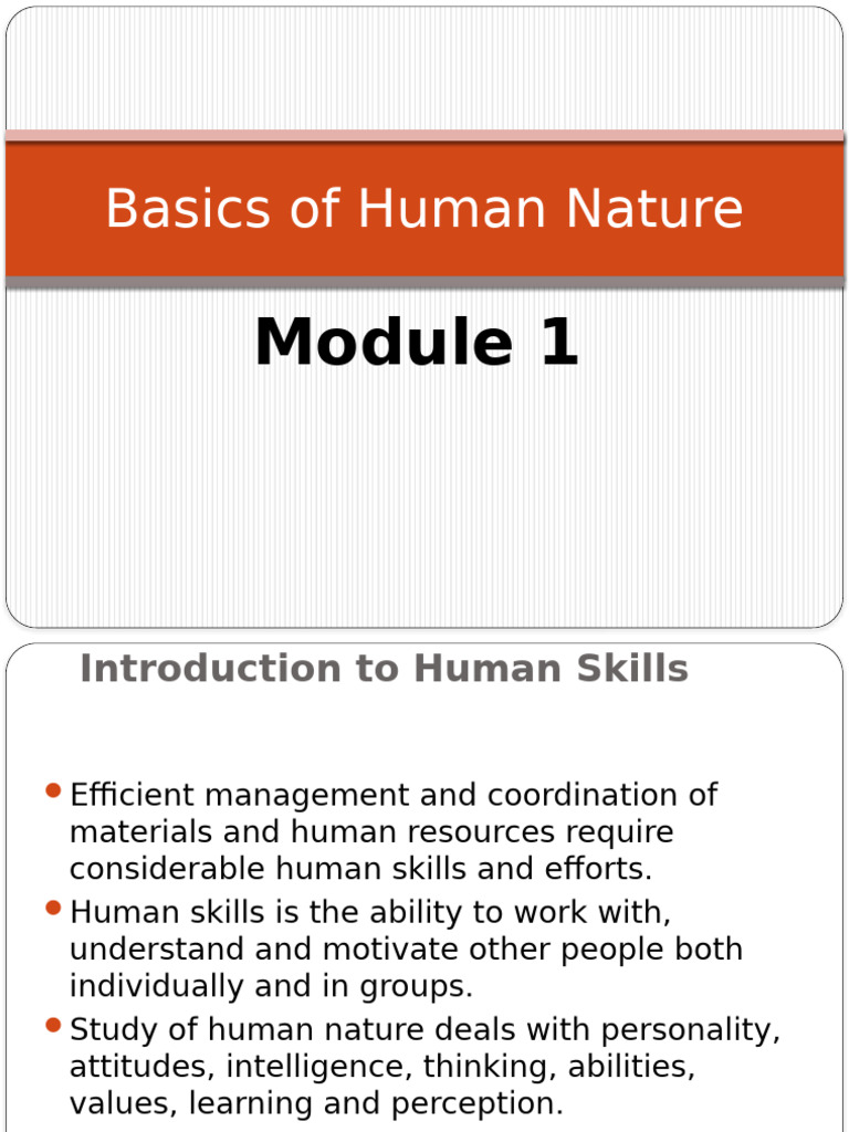 Module 1. Foundation of Human Skills | PDF | Classical Conditioning ...