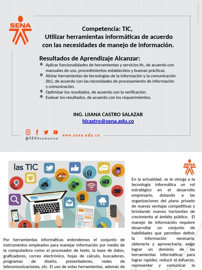 TICS | PDF | Tecnología de información y comunicaciones | Periférico