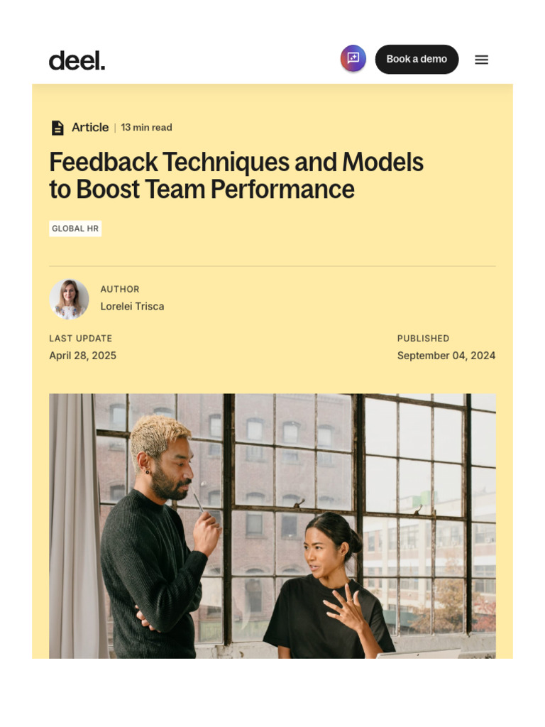 Effective Feedback Models for Teams | PDF | Goal | Motivation