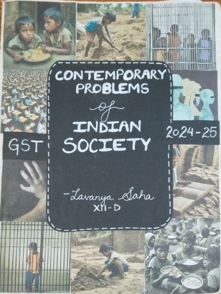 GST Project - Contemporary Problems of Indian Society | PDF