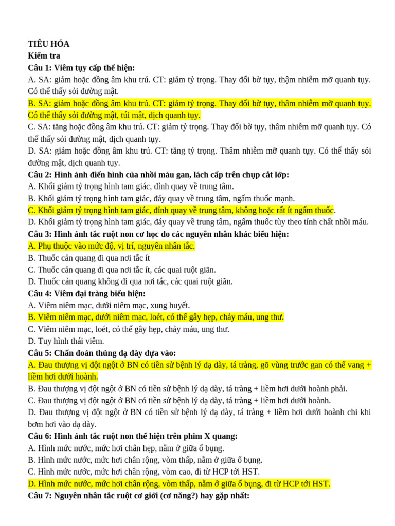 T NG H P Test CDHA Các Bài | PDF