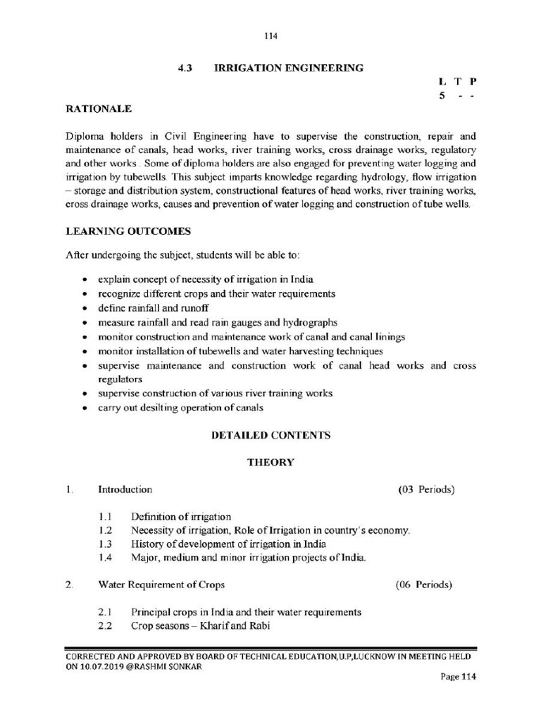 Irrigation Engineering Unit-3 | PDF