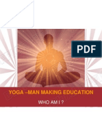 YOGA –MAN MAKING EDUCATION