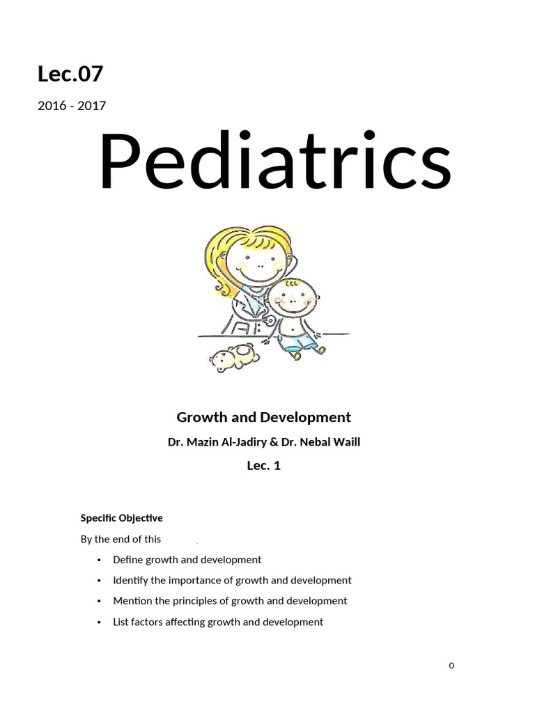 Growth and Development | PDF | Behavioural Sciences