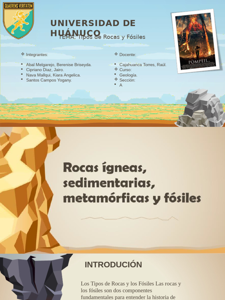 Tipos de Rocas (Grupo Abal, Cipriano, Nava y Santos) | PDF | Roca ...