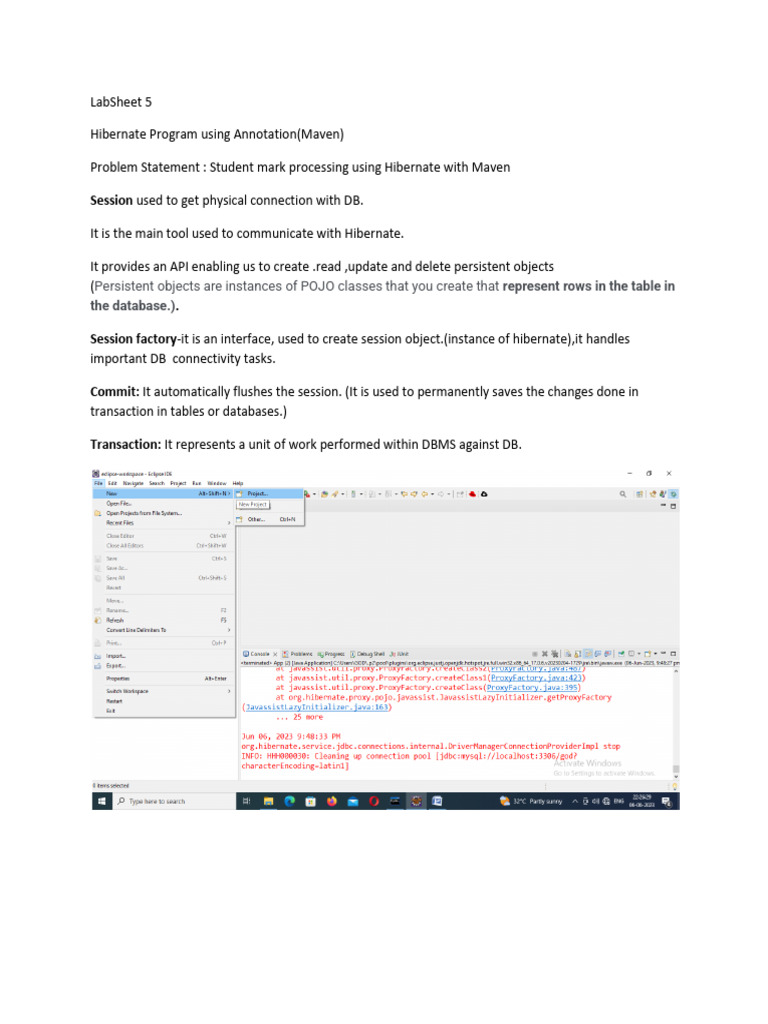 Labsheet 5 | PDF | Databases | Computing