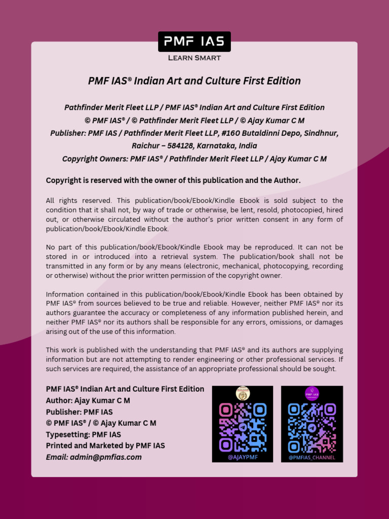 PMF IAS Indian Art and Culture Guide | PDF