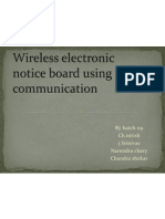 Advanced Wireless Notice Board Using RF Technology