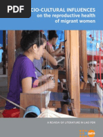 Download Socio-Cultural Influences on the Reproductive Health of Migrant Women A Review of Literature in Lao PDR by Philip Nalangan SN85908688 doc pdf