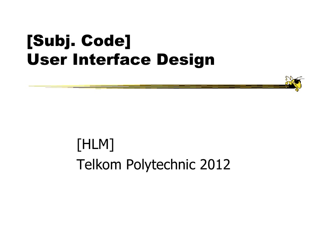 User Interface Design Course Overview | PDF | Usability | User ...