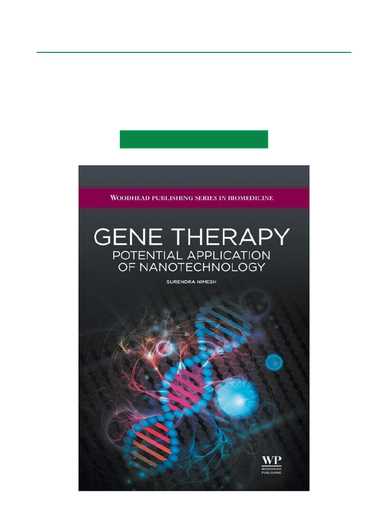 Gene Therapy and Nanotechnology Insights | PDF | Nanoparticle ...