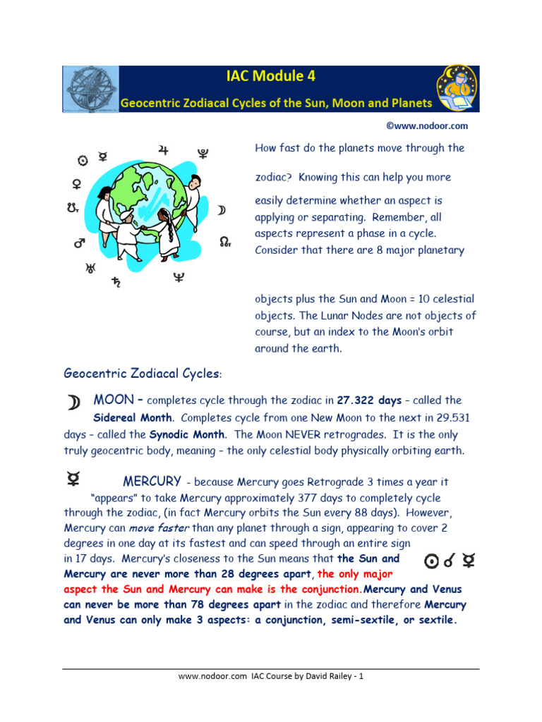 Geocentric Planetary Cycles Explained | PDF | Mercury (Planet) | Astronomy