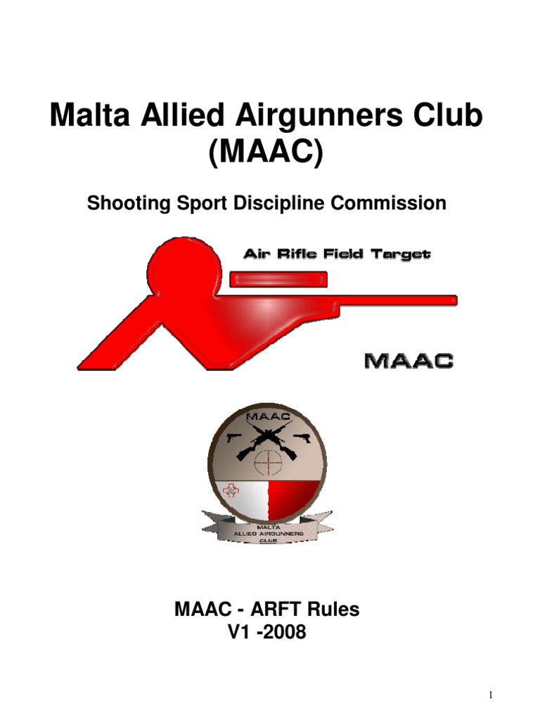 Maac Arft Rules | PDF