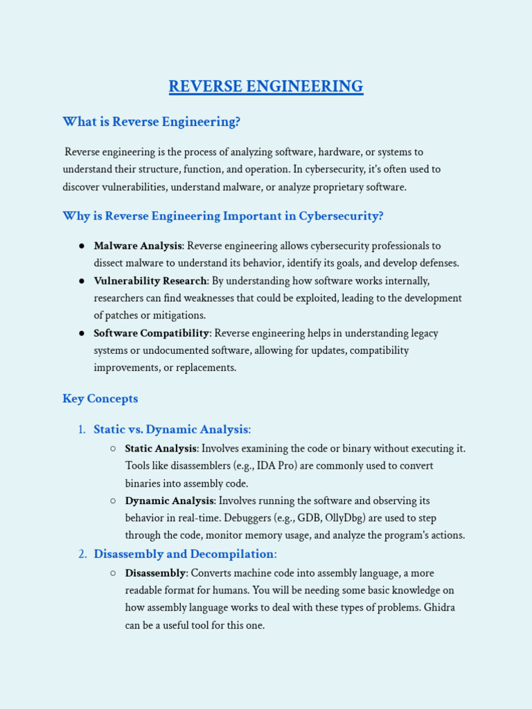 Reverse Engineering | PDF | Library (Computing) | Computing