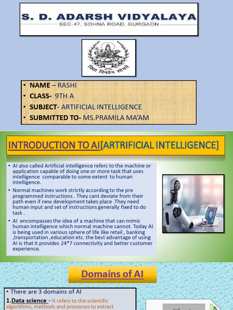 I Am Sharing 'RASHI AI HHW PPT' With You | PDF | Artificial ...