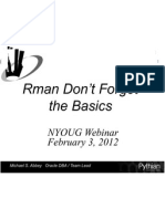 2012 02 03 UKOUG Rman Best Practices