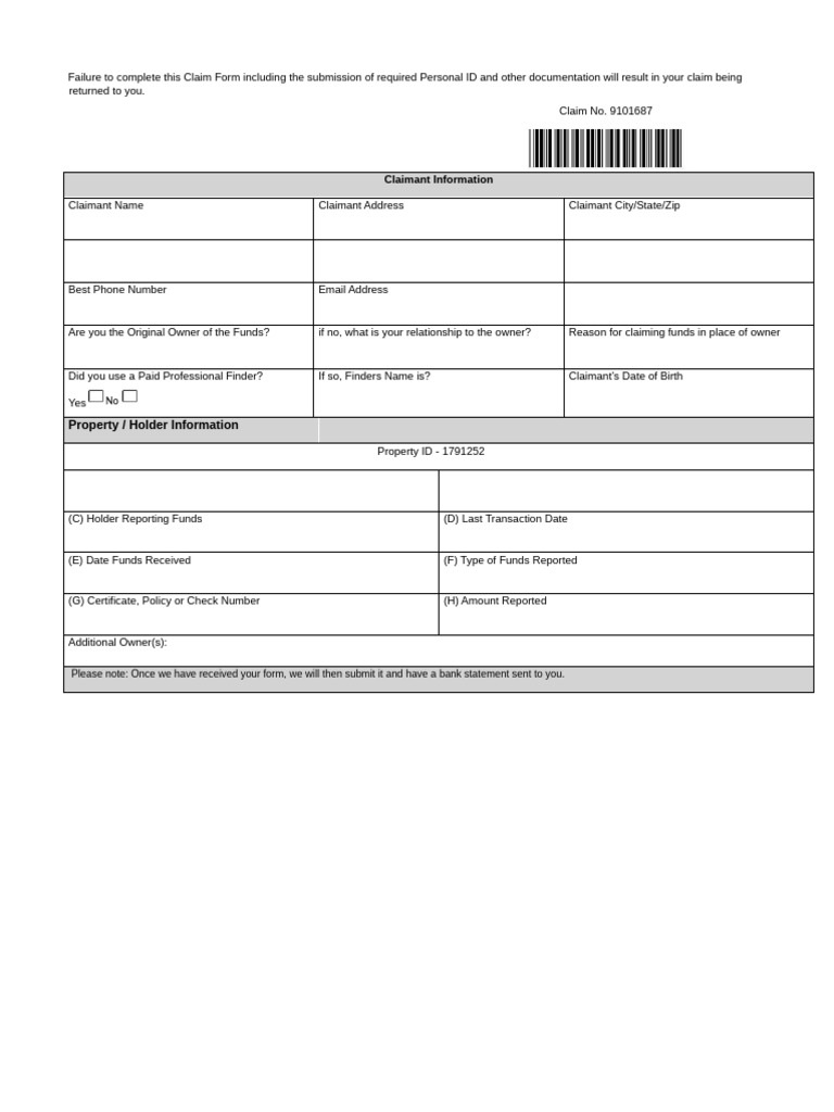 Claim 9101687 2020 01 18 1 PDF | PDF | Internal Revenue Service ...