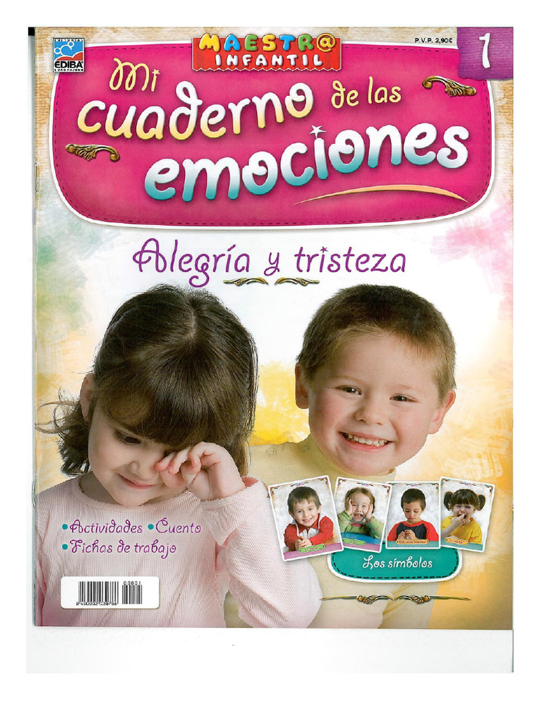 Mi Cuaderno de Las Emociones - Alegría y Tristeza | PDF