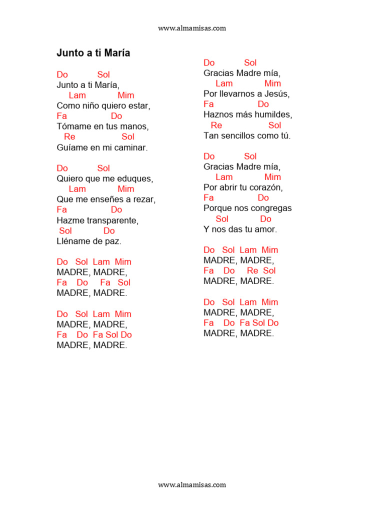 Microsoft Word - Junto A Ti María | PDF