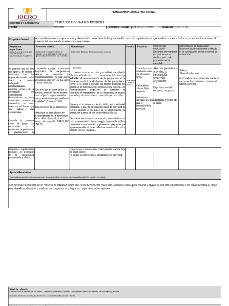 FORMATO PLAN DE CLASES Mitad | PDF | Evaluación | Maestros