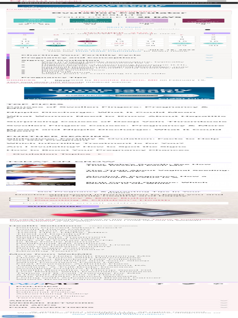 Ovulation Calculator & Calendar - Determine Your Most Fertile Days