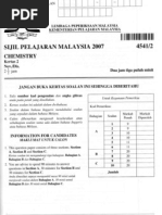Koleksi SPM Kimia K1 SPM Final | PDF