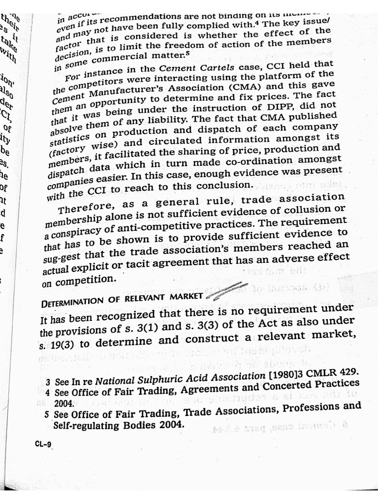 Determination of Relevant Market | PDF