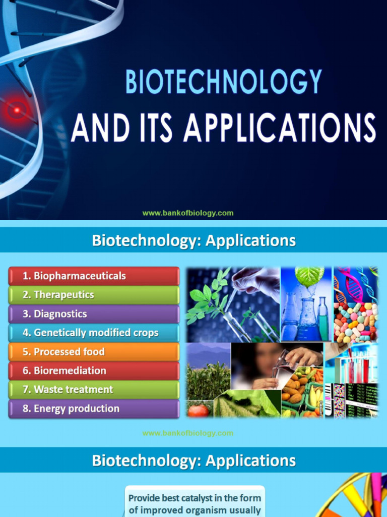 CH Biotechnology and Its Applications | PDF