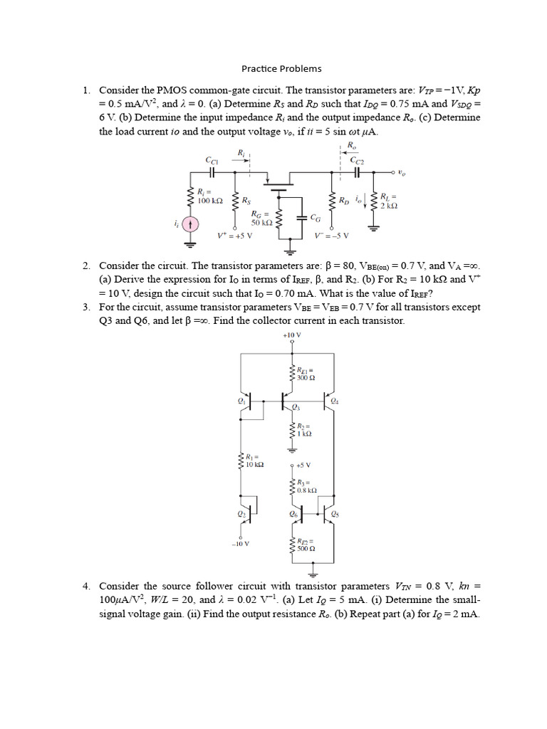Practice Problems | PDF