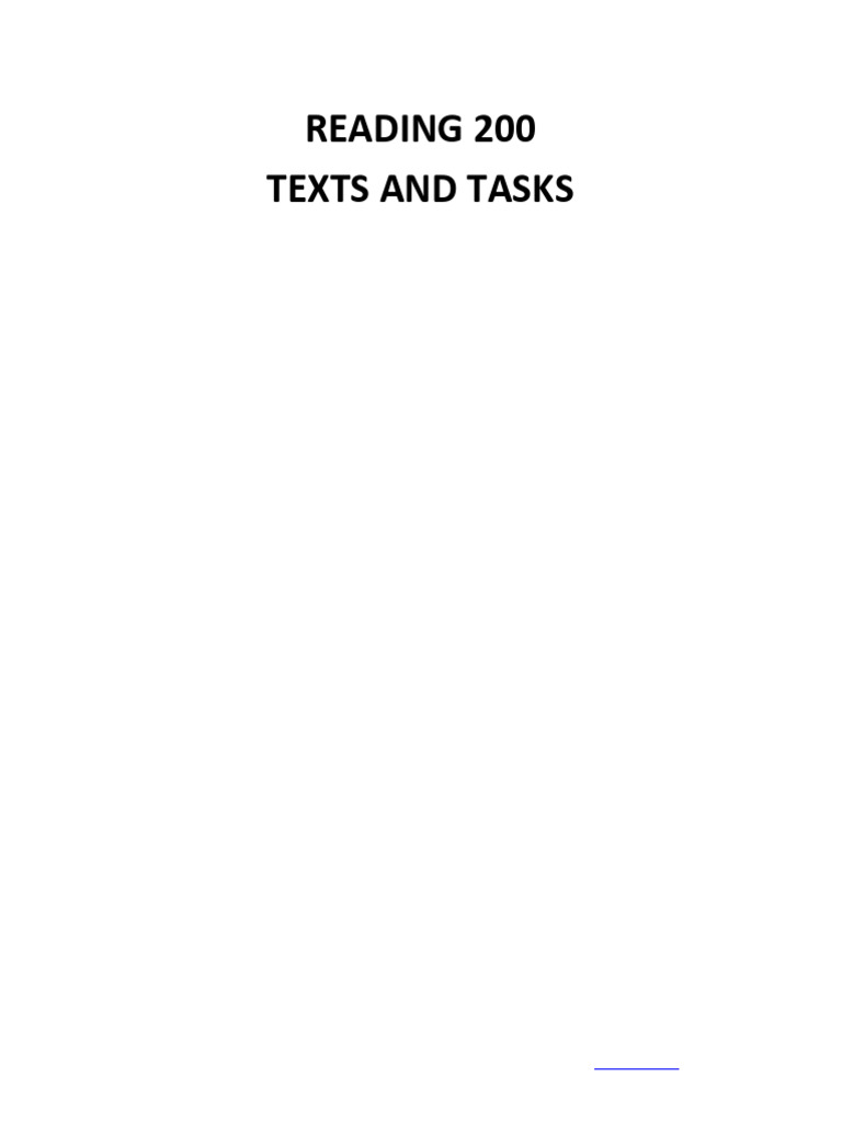Reading 200 - Texts and Tasks | PDF | Incineration | Waste