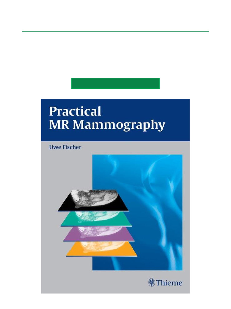 Practical MR Mammography Guide | PDF | Relaxation (Nmr) | Magnetic ...