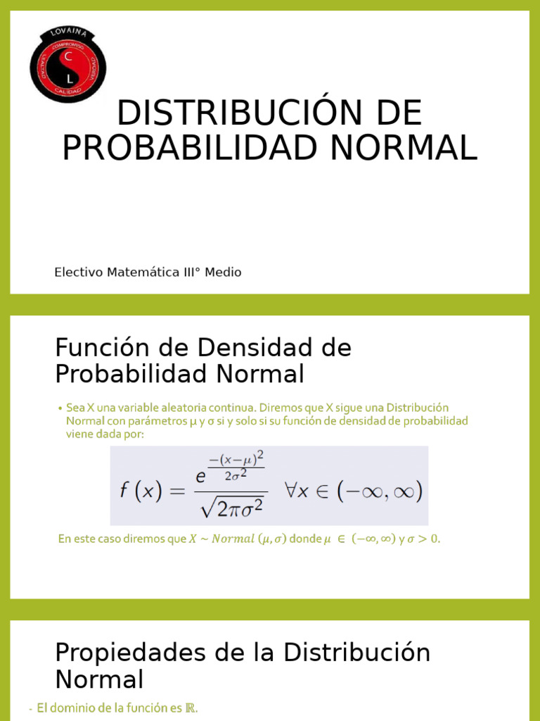 004-U4-4m-Matemática-Teórico-Práctico-Distribicuión Normal | PDF ...