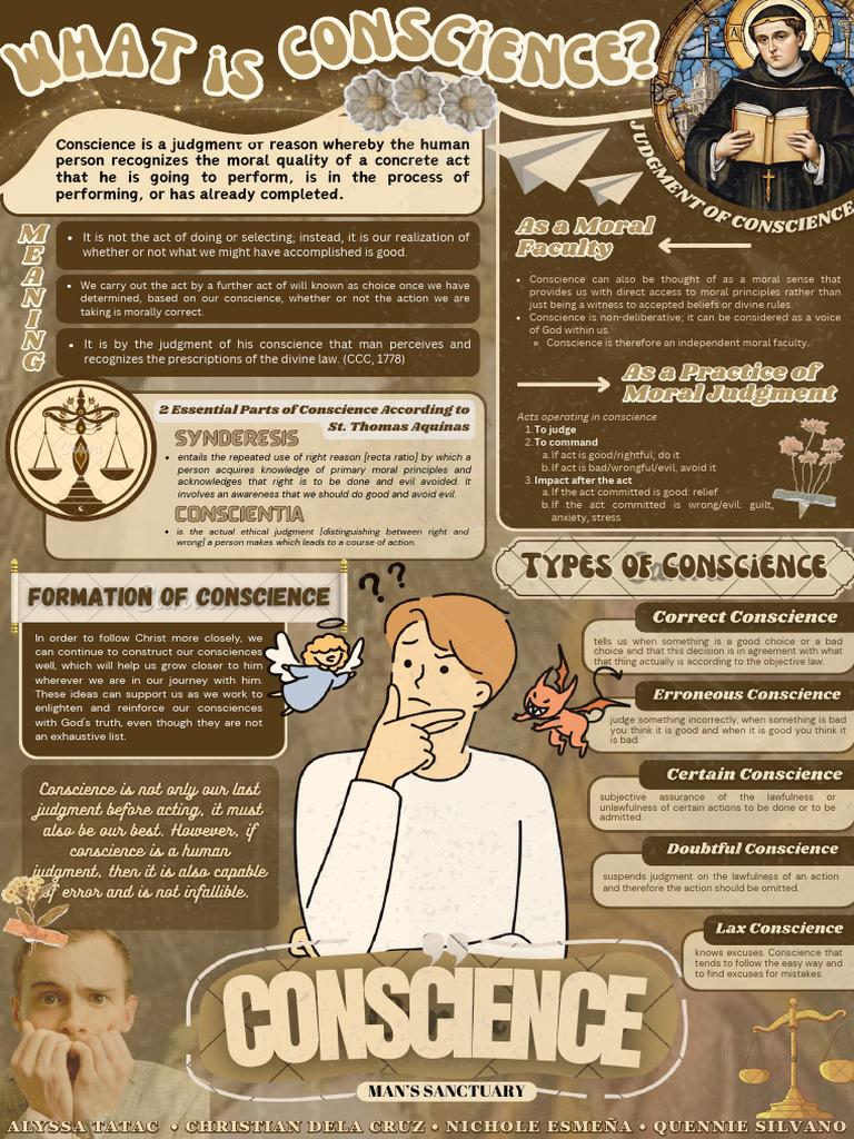 Understanding Conscience and Moral Judgment | PDF | Conscience | Reason