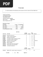 Example-Of-A-Transcript | PDF