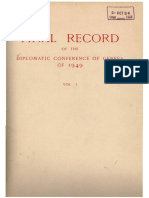 Geneva Conventions 1949 - Travaux Préparatoires - Final Record Volume I