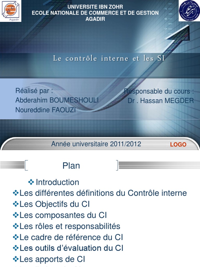 Comment Voir Le Controle Continu Sur Pronote Le contrôle interne et les SI | Contrôle interne | Conformité