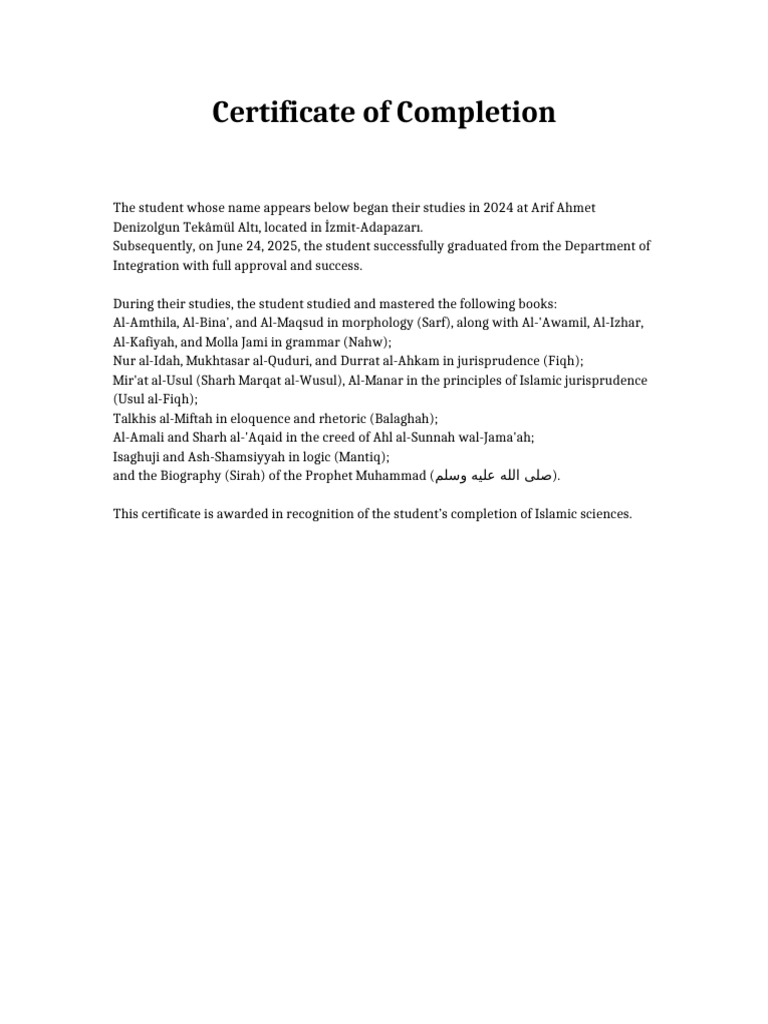 Certificate Final | PDF