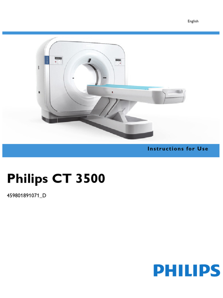 Philips CT 3500 User Guide | PDF | Ct Scan | X Ray