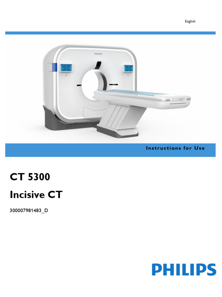 Philips CT 5300 User Manual | PDF | Ct Scan | X Ray