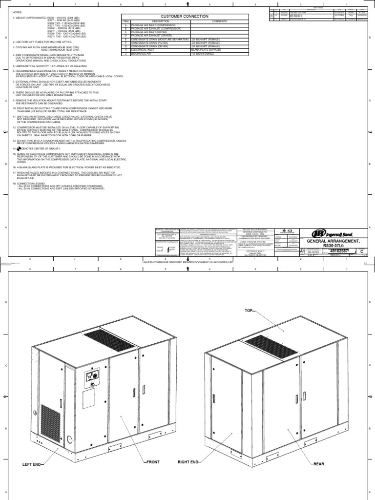 Ingersoll Rand RS30-37i,n Manual | PDF | Valve | Pipe (Fluid Conveyance)