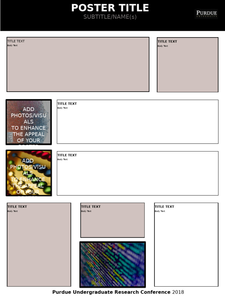 Poster Template Portrait1 | PDF