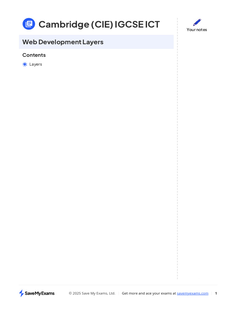 Three Layers of Web Development | PDF