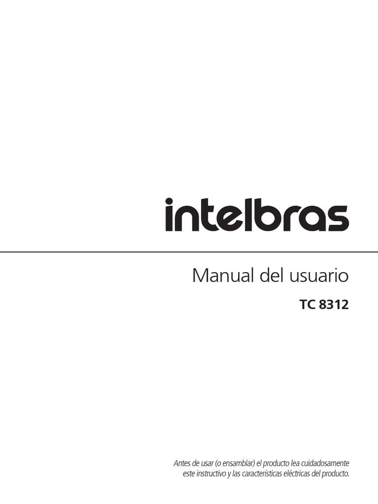 Manual del TC 8312 en Español | PDF | Teléfono | Telecomunicaciones