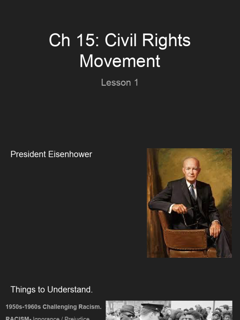 CH 15: Civil Rights Movement | PDF | Black Power | Black Panther Party