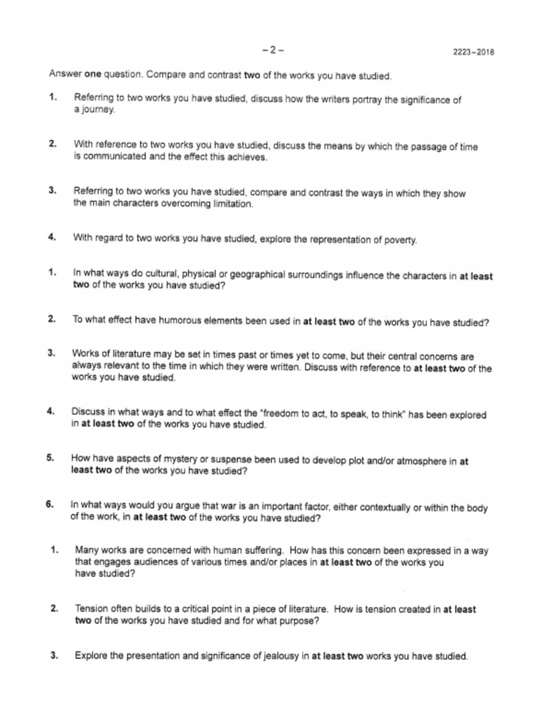 Kami Export - Paper 2 Questions 2015-23 | PDF | Narration | Liberal ...