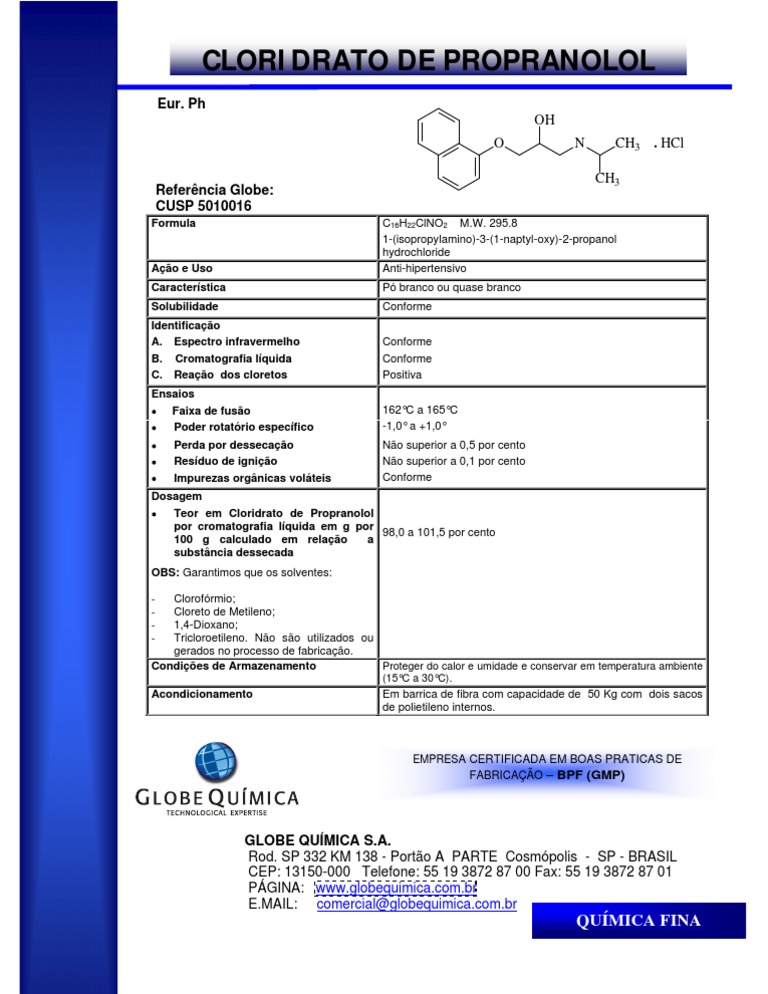 Propranolol 40 Mg Ficha Tecnica
