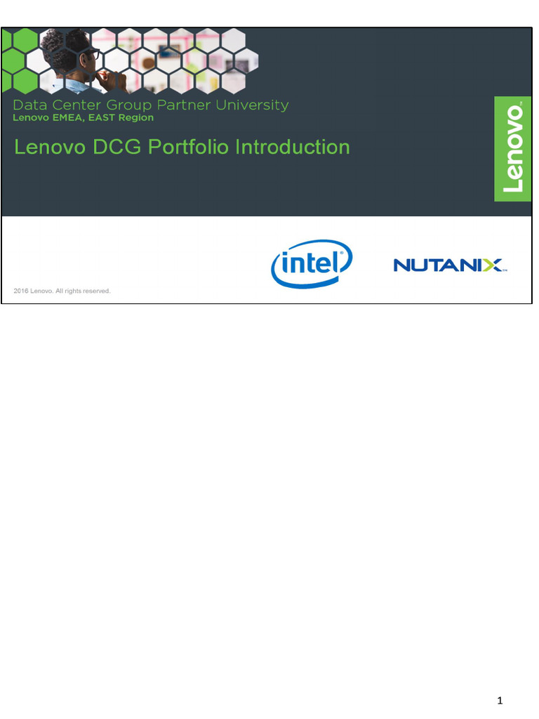 Lenovo Enterprise Server Portfolio Overview | PDF | Backup | Computer Data